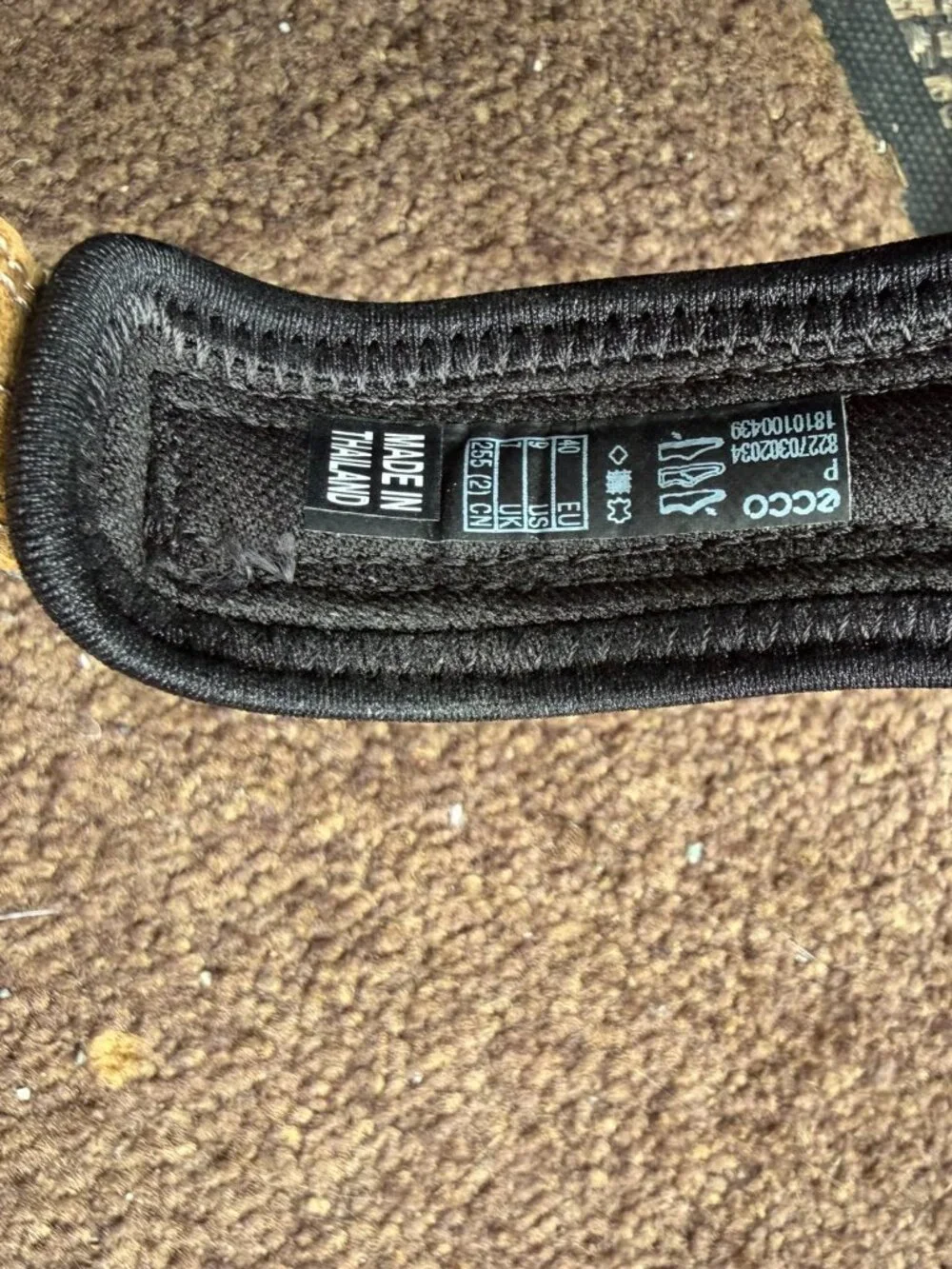 Ecco Yuccatan Yak Leather Sandals Size EU 40 (8.5-9 US)